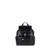Aria - Sac à dos 3-en-1 en cuir vegan recyclé noir