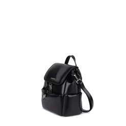 Aria - Sac à dos 3-en-1 en cuir vegan recyclé noir