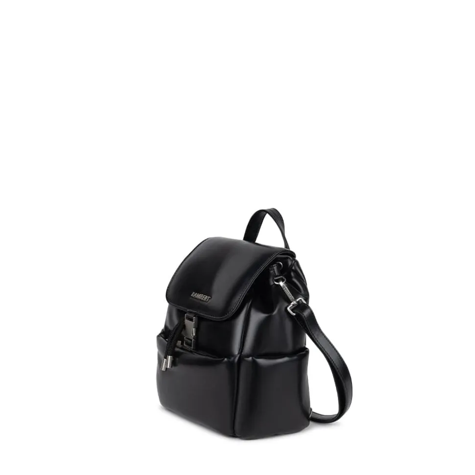 Aria - Sac à dos 3-en-1 en cuir vegan recyclé noir