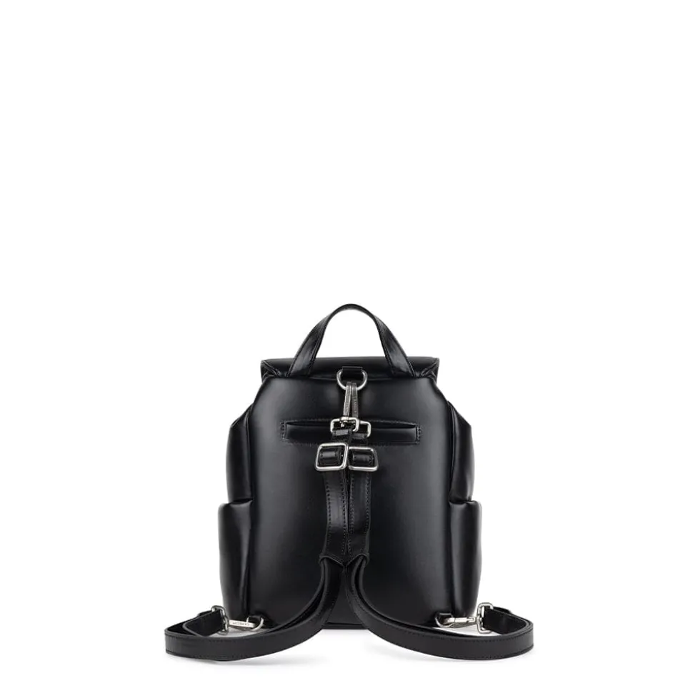 Aria - Sac à dos 3-en-1 en cuir vegan recyclé noir