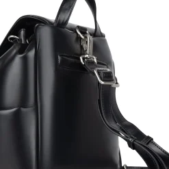 Aria - Sac à dos 3-en-1 en cuir vegan recyclé noir