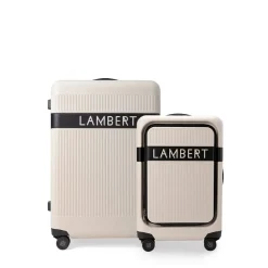 Ensemble voyage - Moyenne valise d'enregistrement + valise de cabine oyster mix