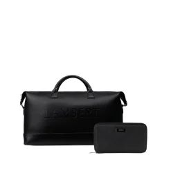 Ensemble voyage - Sac de voyage noir + Étui à passeport