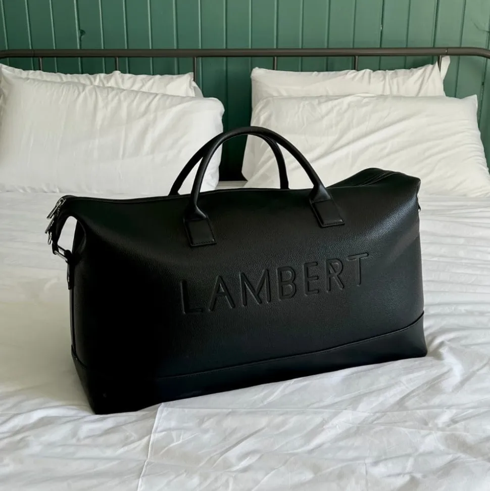 Ensemble voyage - Sac de voyage noir + Étui à passeport