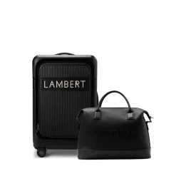 Ensemble voyage - Valise de cabine + Mini sac de voyage noir