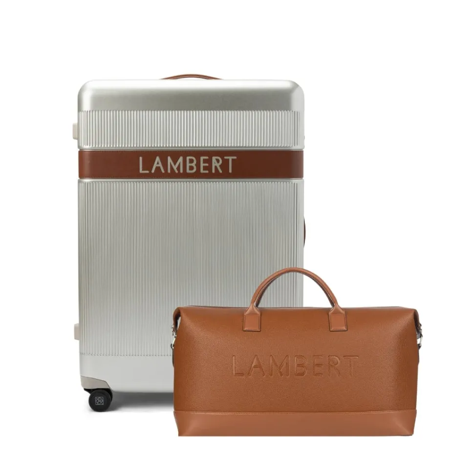 Ensemble voyage - Valise d'enregistrement + Sac de voyage affogato