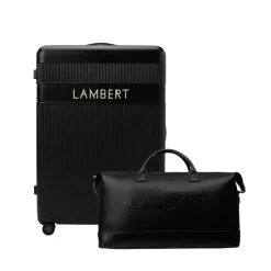 Ensemble voyage - Valise d’enregistrement + Sac de voyage noir