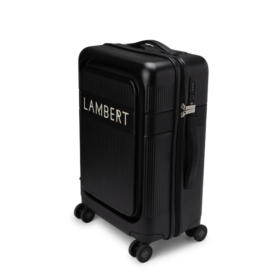 Ensemble voyage - Valise de cabine noire + Sac de voyage noir