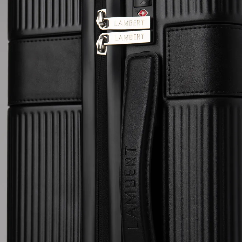 Ensemble voyage - Valise de cabine noire + Sac de voyage noir