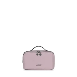 La Jolie - Trousse à maquillage en cuir vegan blueberry milk