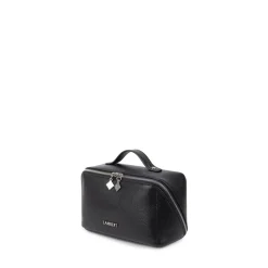 La Jolie - Trousse à maquillage en cuir vegan noire