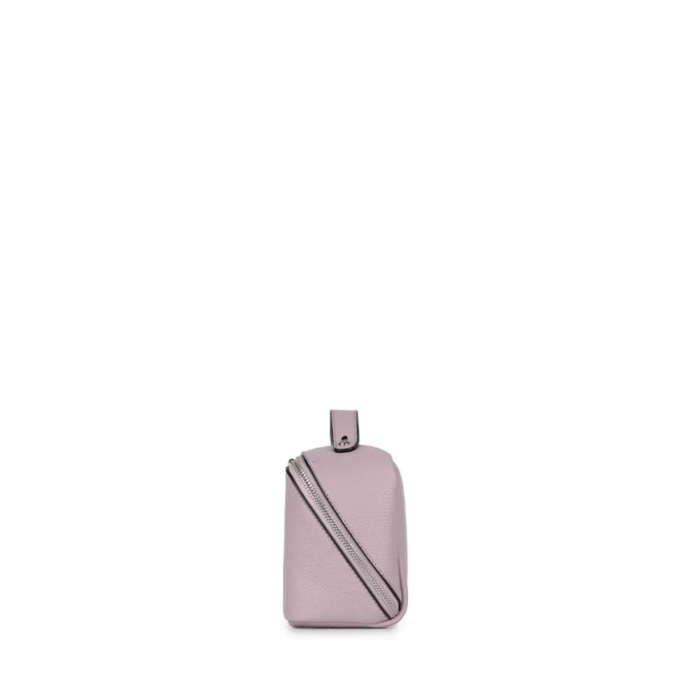 La Jolie - Trousse à maquillage en cuir vegan blueberry milk