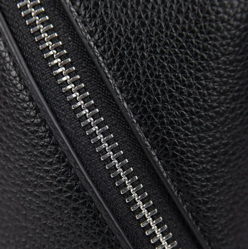 La Jolie - Trousse à maquillage en cuir vegan noire
