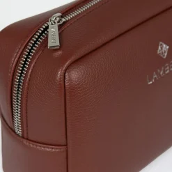 La Zoe - Trousse de toilette en cuir vegan rosewood