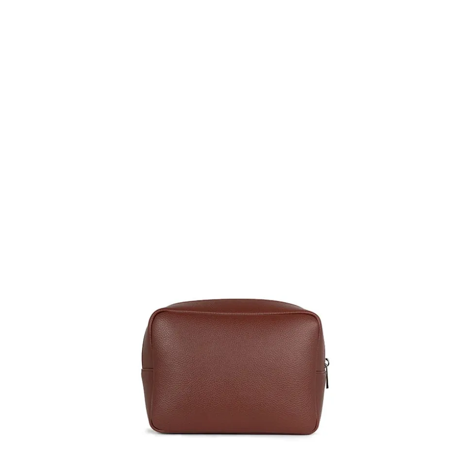 La Zoe - Trousse de toilette en cuir vegan rosewood