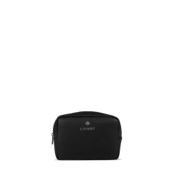 La Zoe - Trousse en cuir vegan noire