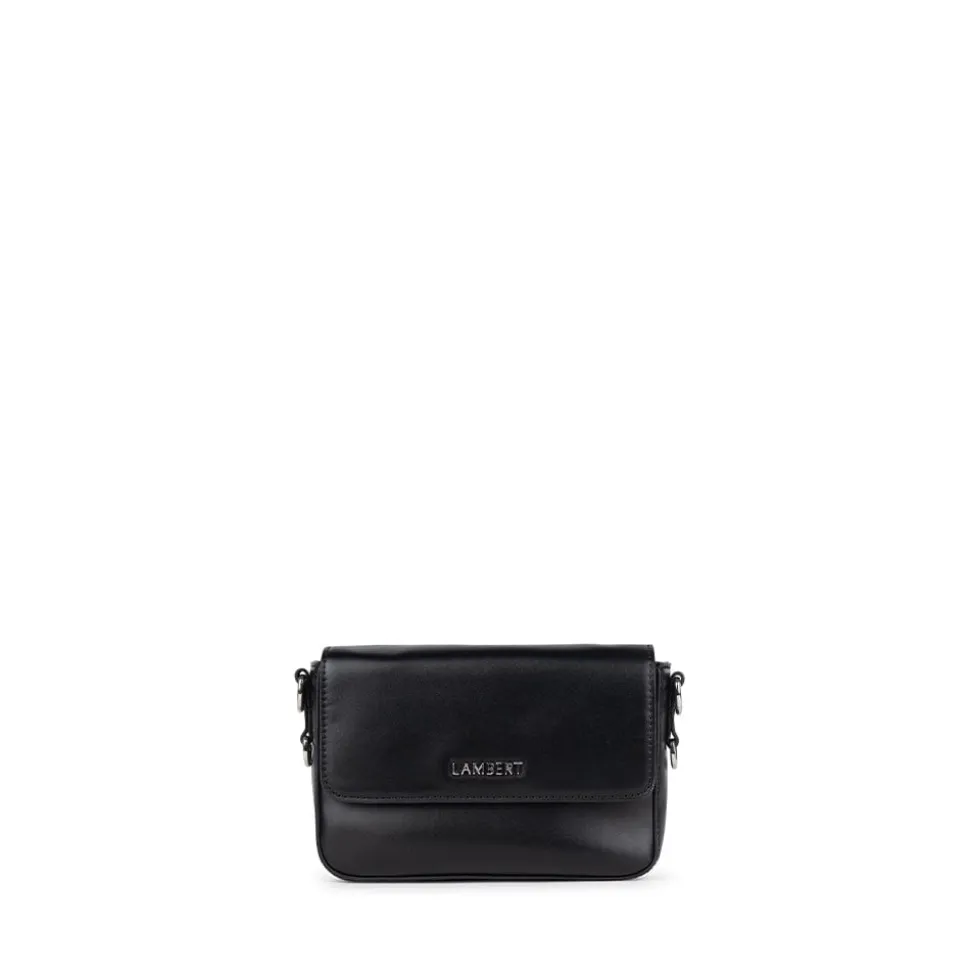 Le Amelie - Sac à main 2-en-1 en cuir vegan noir