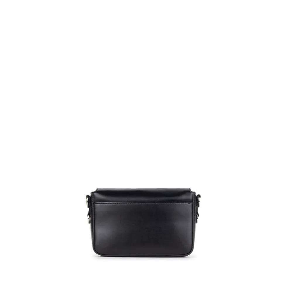 Le Amelie - Sac à main 2-en-1 en cuir vegan noir