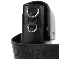 Le Amelie - Sac à main 2-en-1 en cuir vegan noir