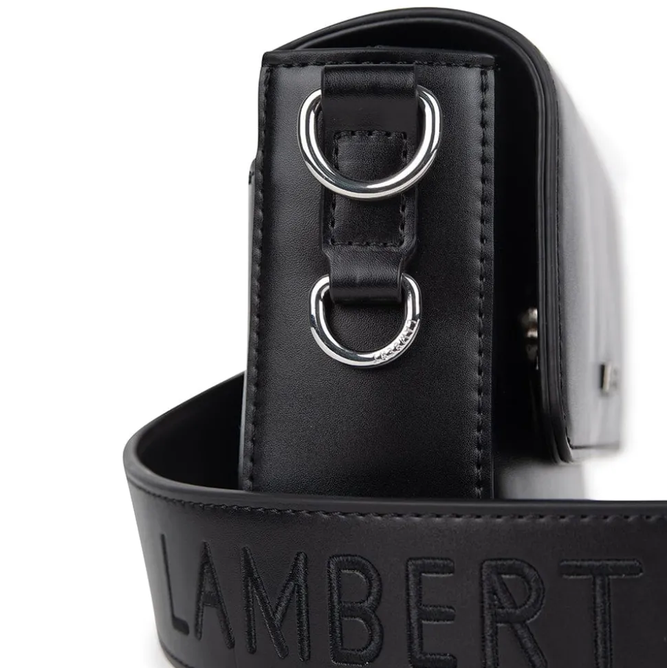 Le Amelie - Sac à main 2-en-1 en cuir vegan noir