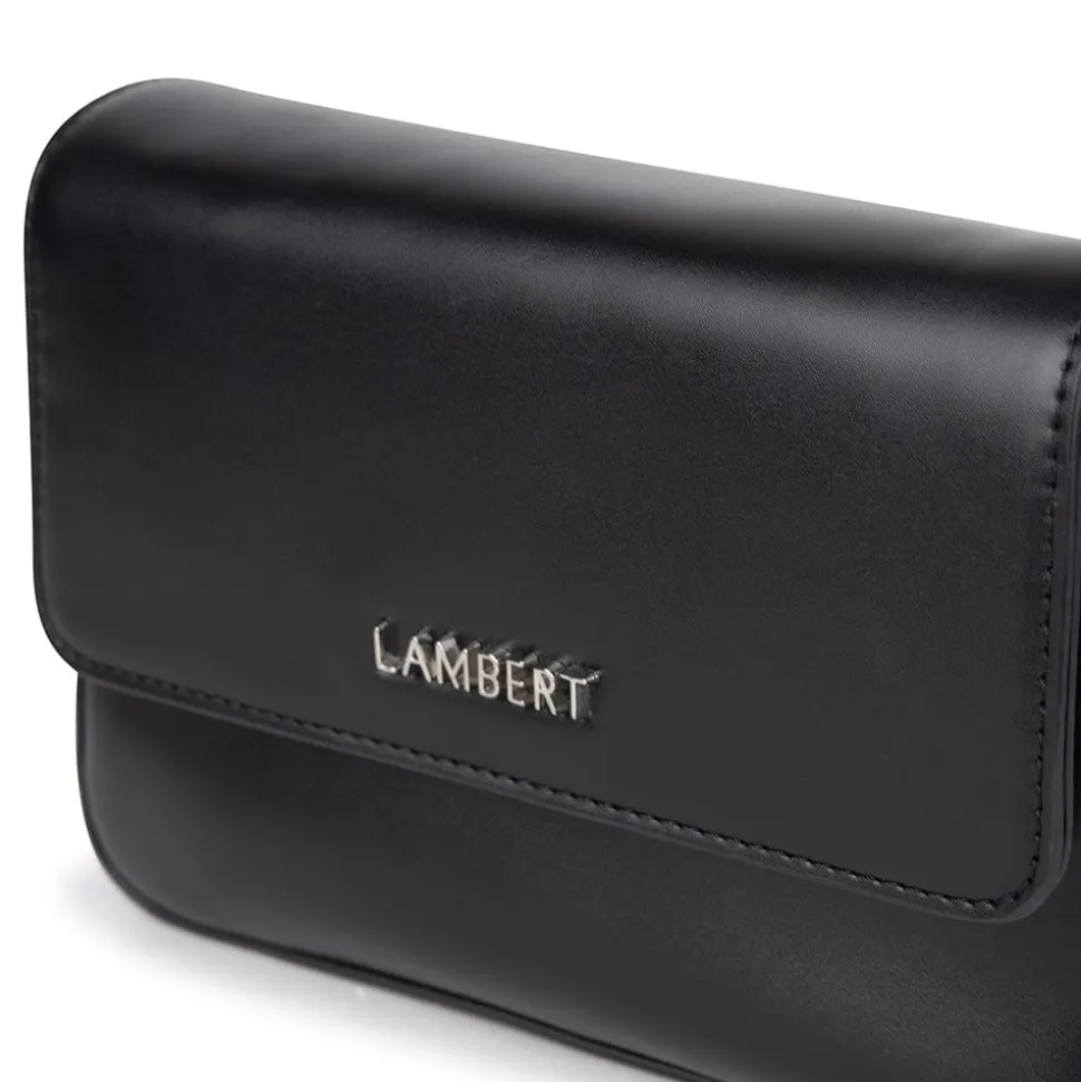 Le Amelie - Sac à main 2-en-1 en cuir vegan noir