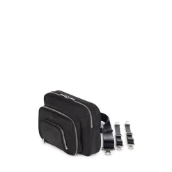 Le Annika - Sac de maternité 2-en-1 en nylon recyclé noir