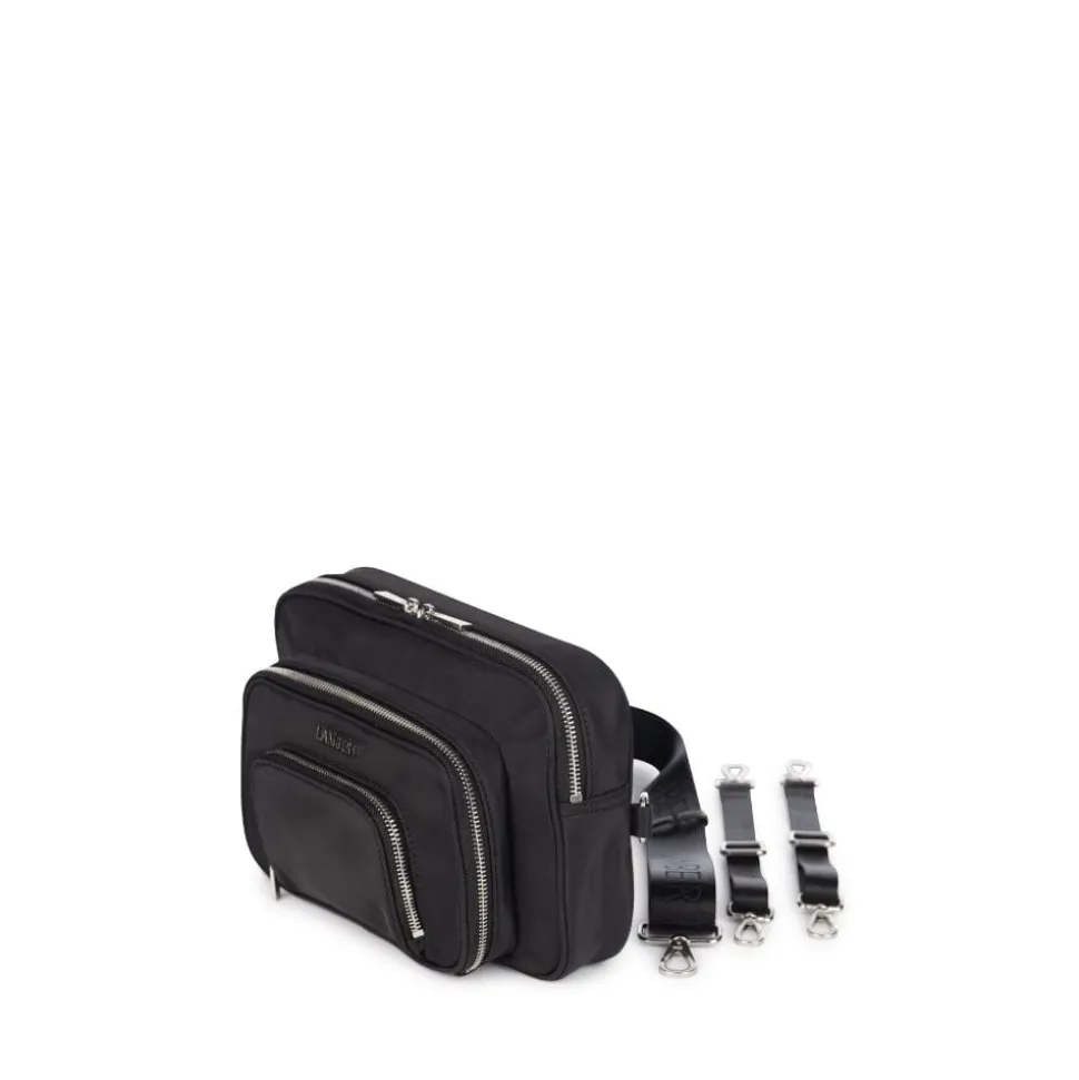 Le Annika - Sac de maternité 2-en-1 en nylon recyclé noir