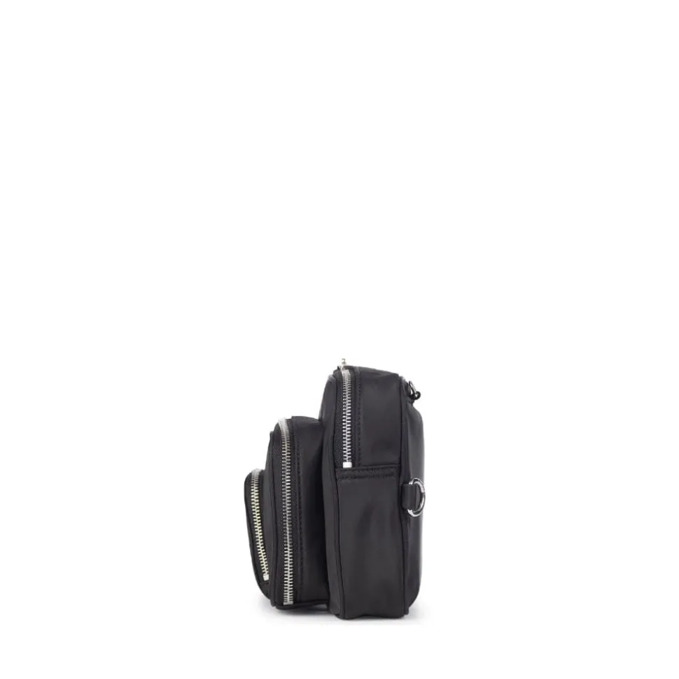 Le Annika - Sac de maternité 2-en-1 en nylon recyclé noir