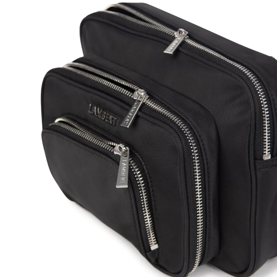 Le Annika - Sac de maternité 2-en-1 en nylon recyclé noir