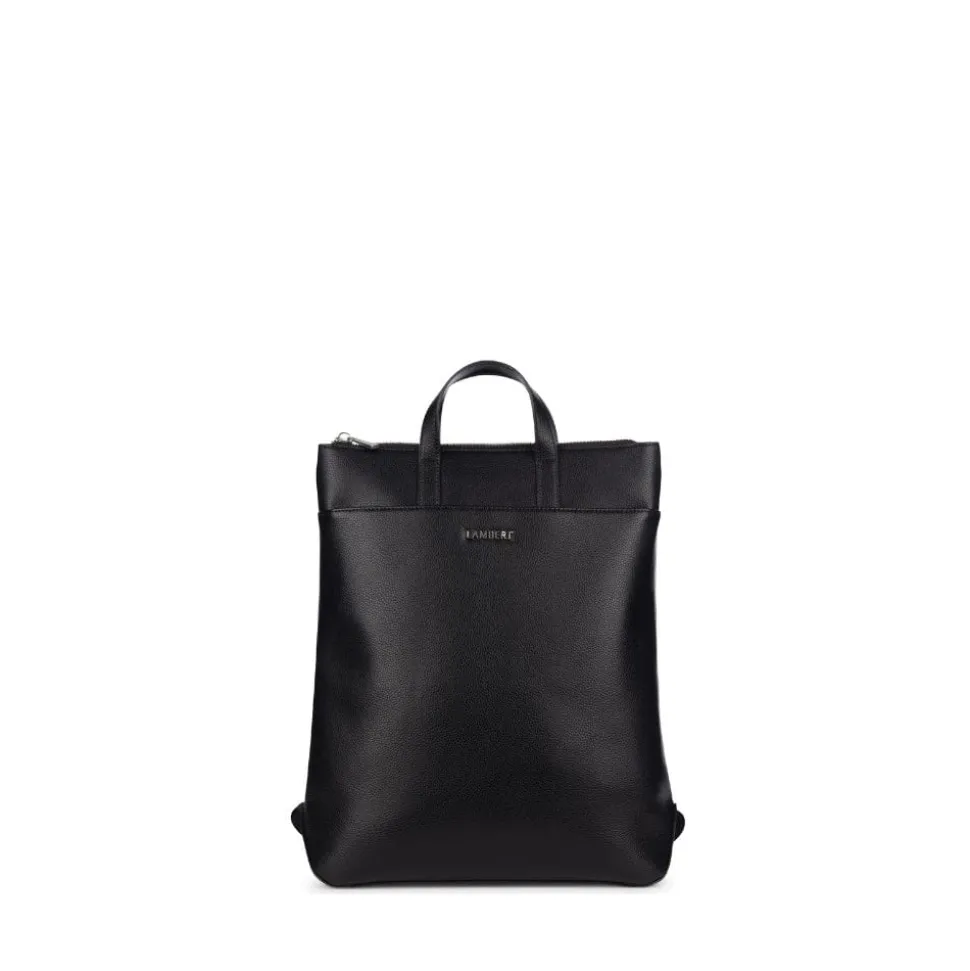 Le Billie - Sac à dos en cuir vegan noir recyclé
