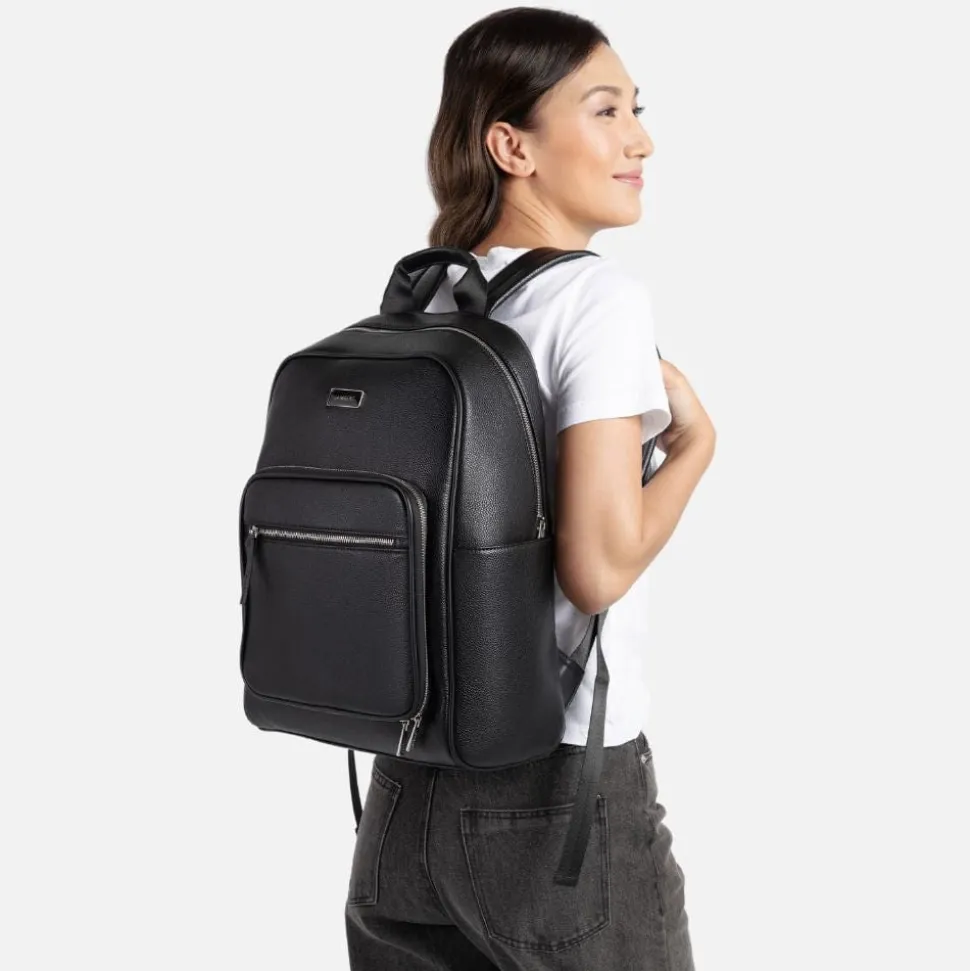 Le Blake - Sac à dos en cuir vegan noir