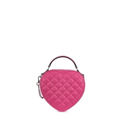 Le Cailli - Sac à main coeur 2-en-1 en cuir vegan wildrose