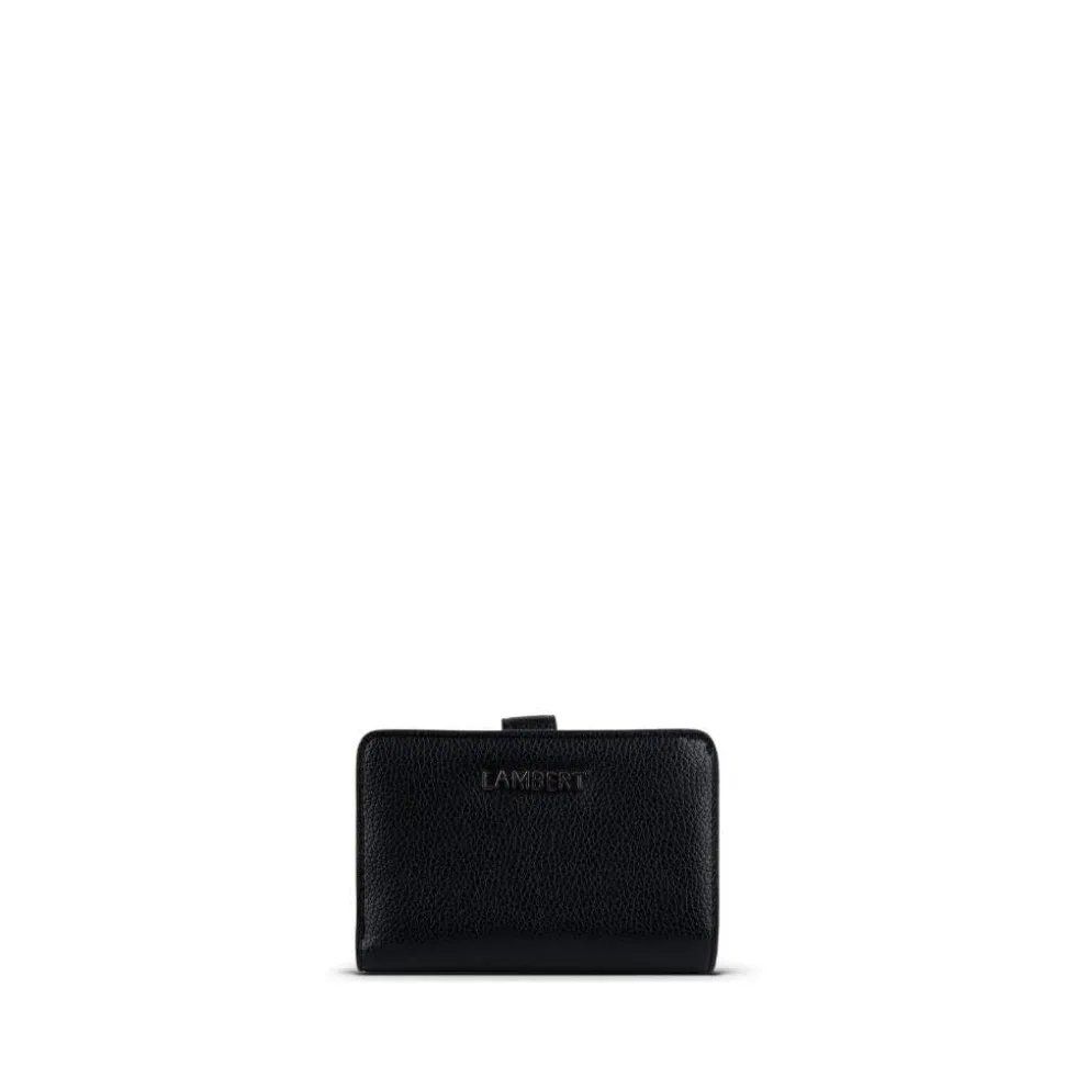 Le Carly - Portefeuille en cuir vegan noir