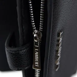 Le Carly - Portefeuille en cuir vegan noir