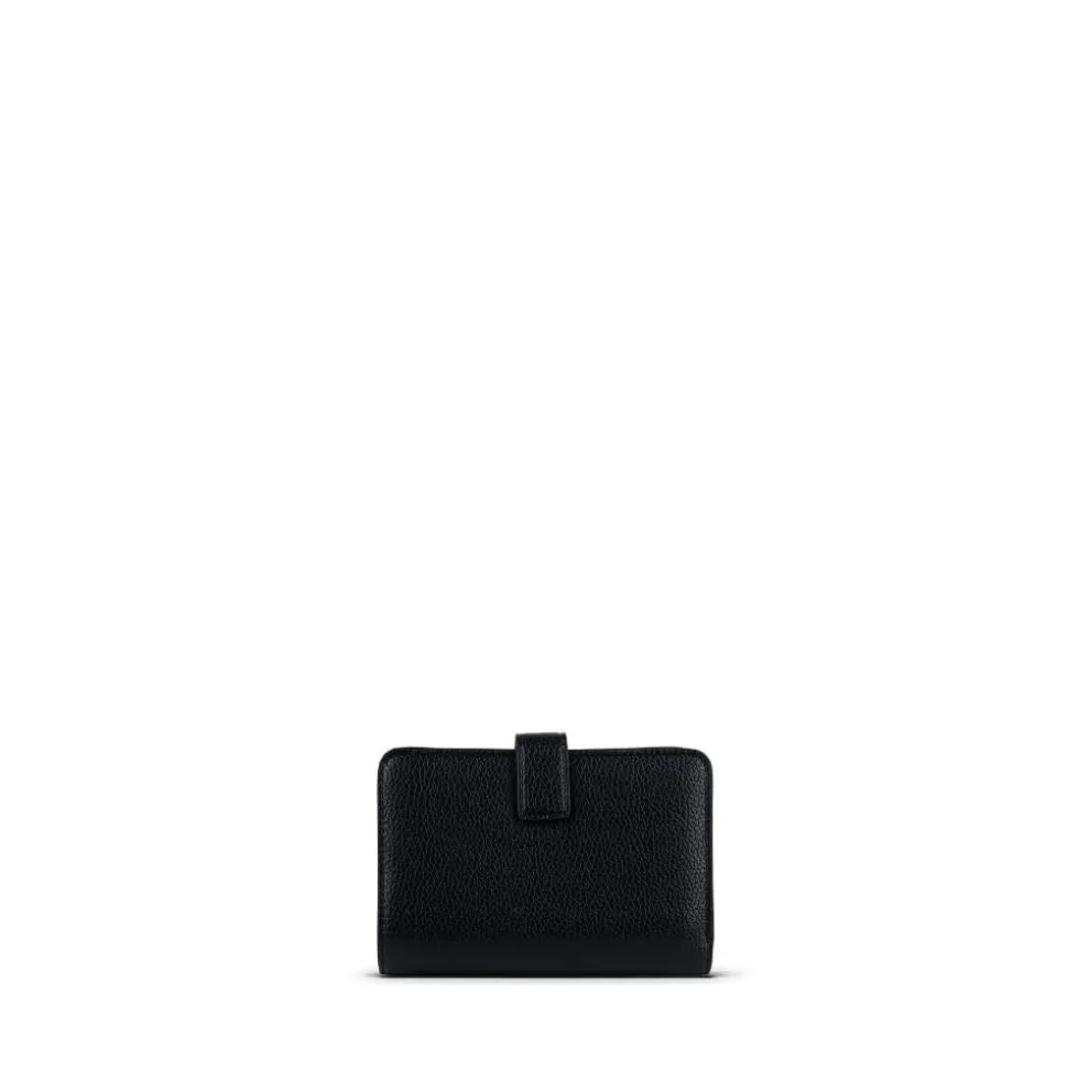 Le Carly - Portefeuille en cuir vegan noir
