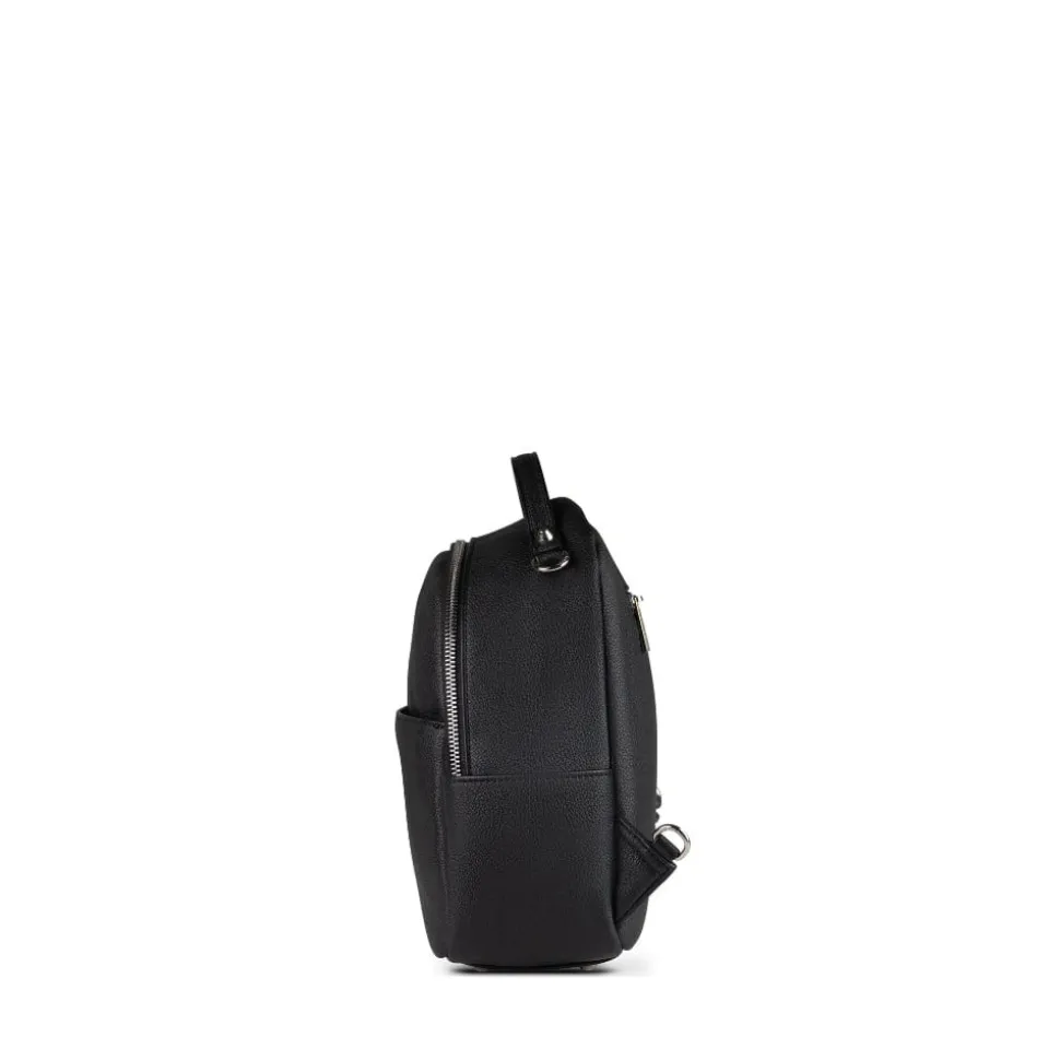 Le Charlie- Sac à main 3-en-1 en cuir vegan noir
