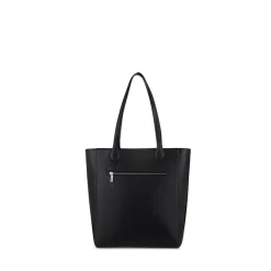 Le Claire - Sac fourre-tout en cuir vegan noir recyclé