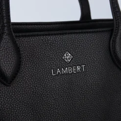 Le Claire - Sac fourre-tout en cuir vegan noir recyclé