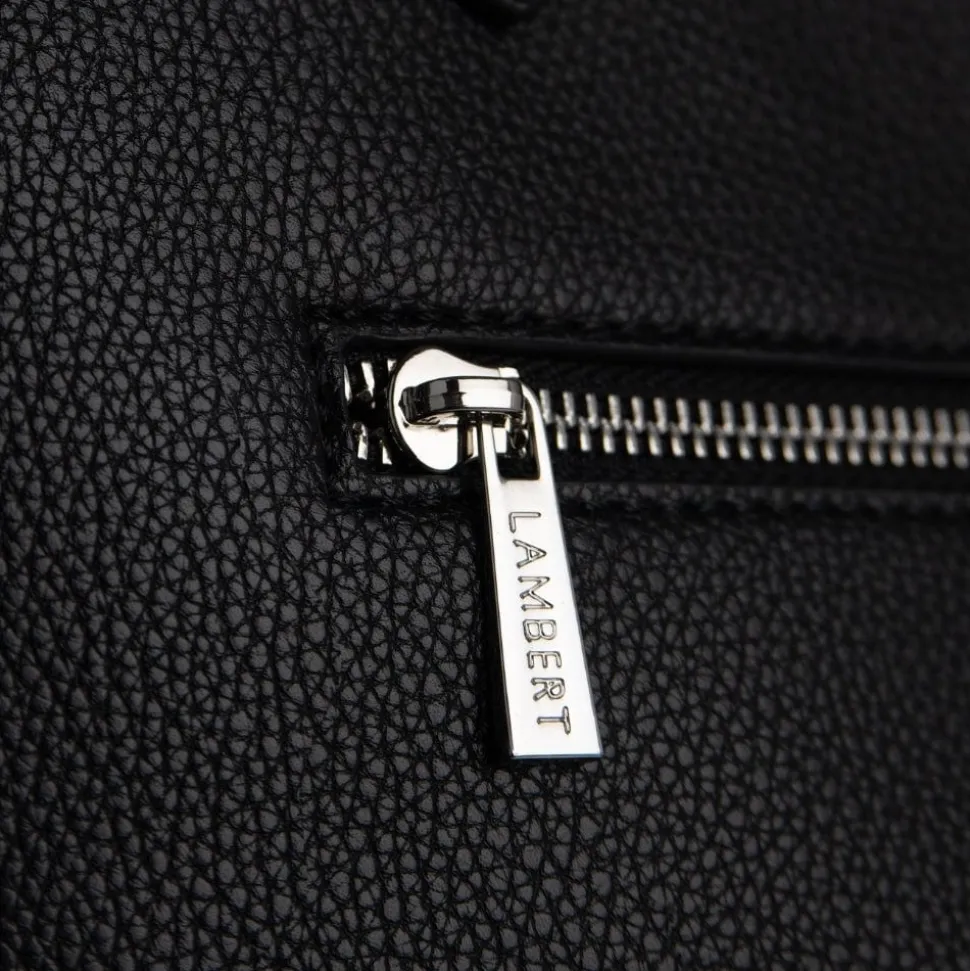 Le Claire - Sac fourre-tout en cuir vegan noir recyclé