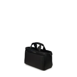 Le Daisy - Console de poussette en cuir vegan noir