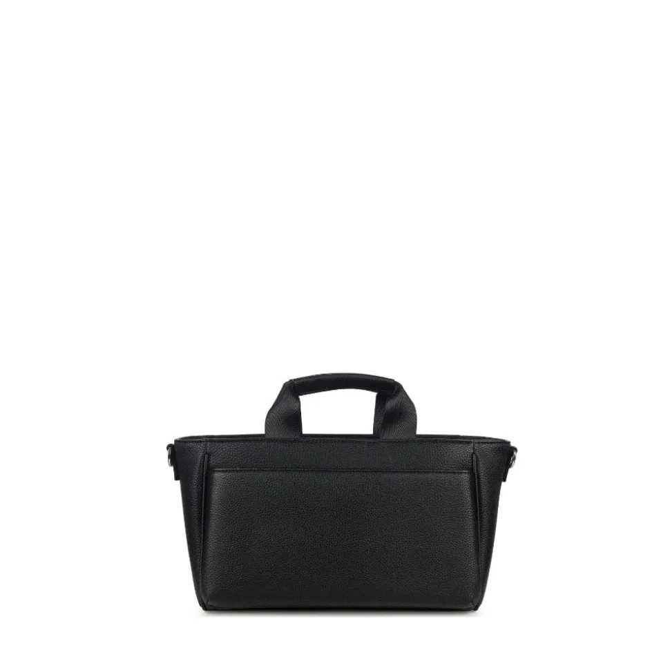 Le Daisy - Console de poussette en cuir vegan noir