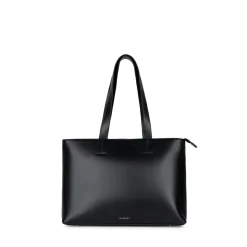 Le Danyka - Sac fourre-tout en cuir vegan noir