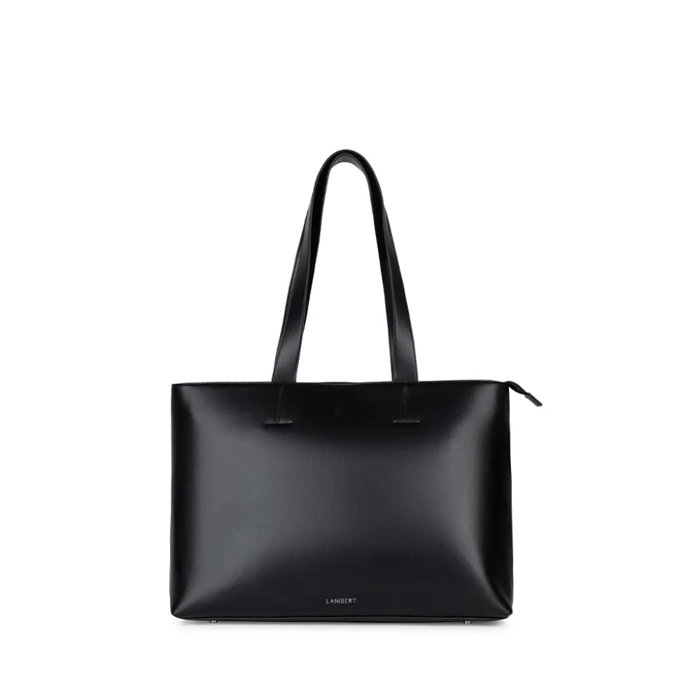 Le Danyka - Sac fourre-tout en cuir vegan noir
