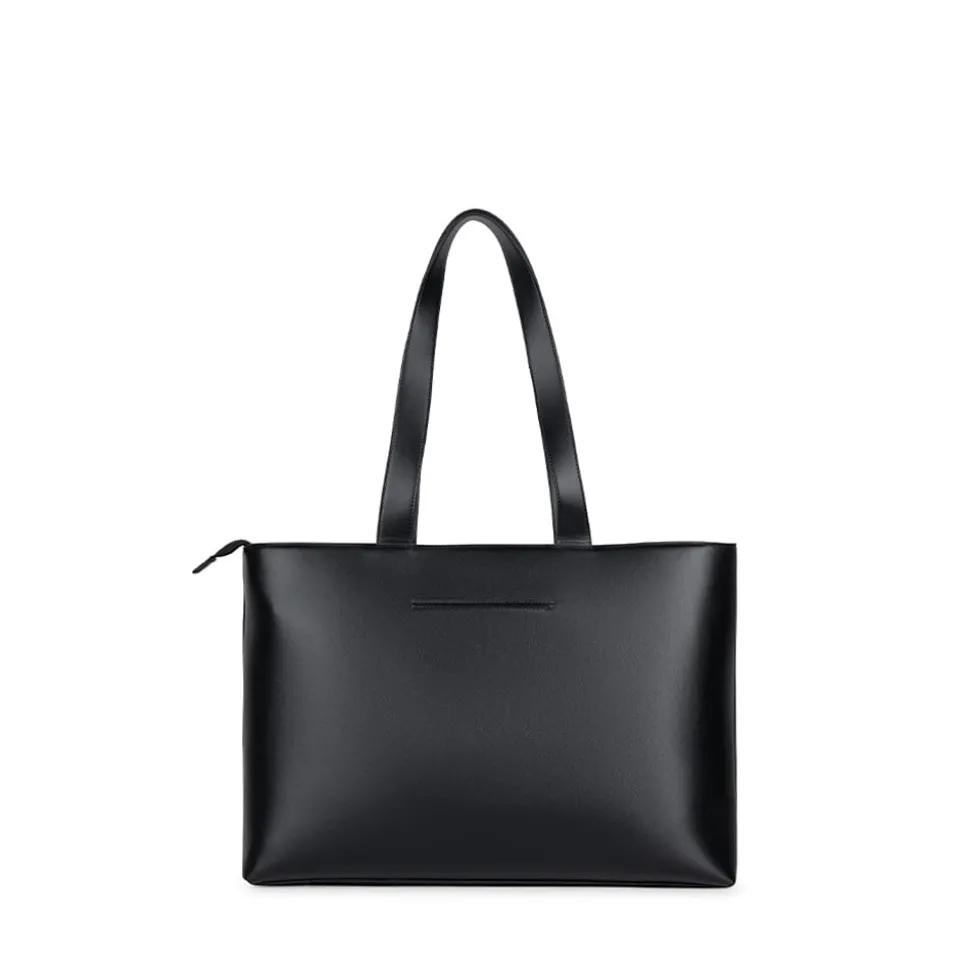 Le Danyka - Sac fourre-tout en cuir vegan noir