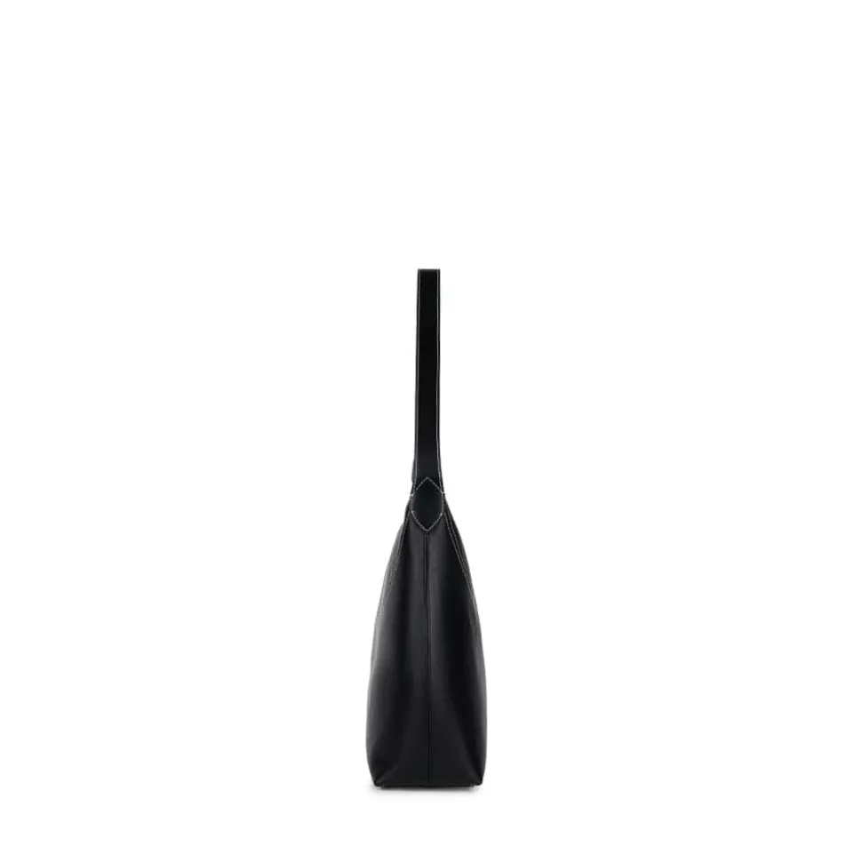 Le Elody - Sac fourre-tout en cuir vegan noir