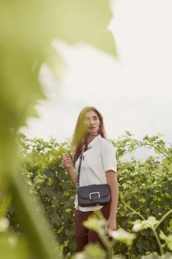 Le Emilia - Sac à bandoulière en cuir de raisin vegan