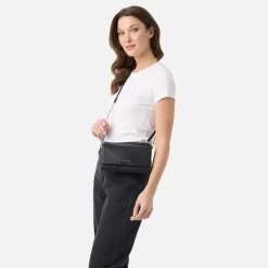 Le Felicia - Sac à main 2-en-1 en cuir vegan noir