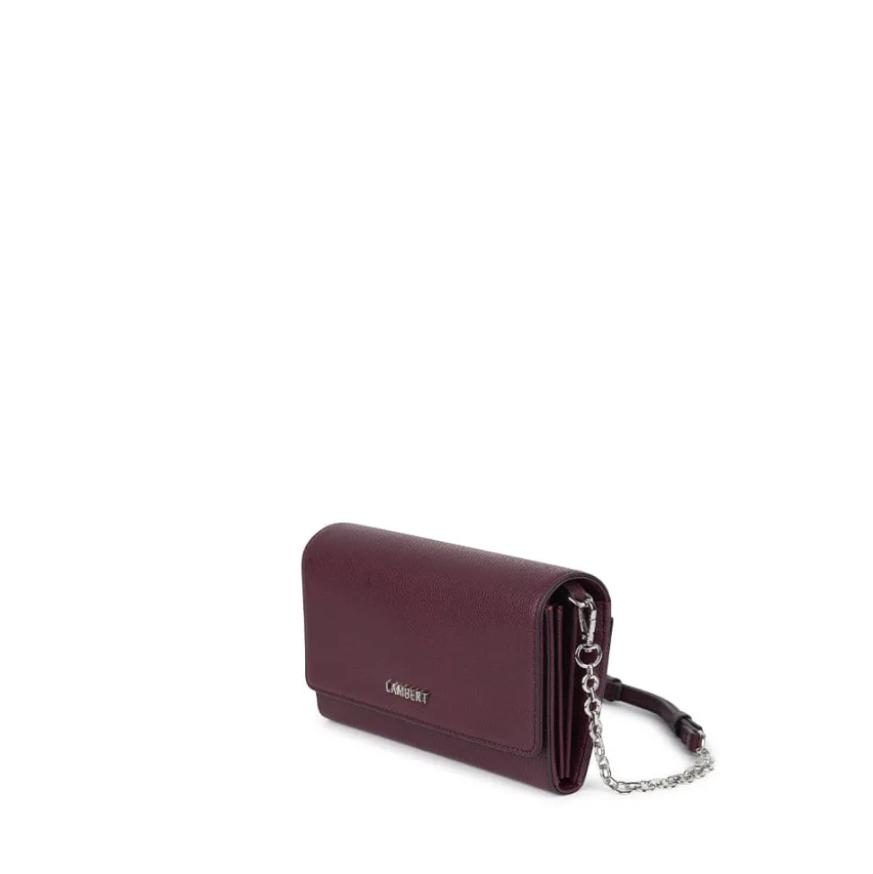 Le Felicia - Sac à main 2-en-1 en cuir vegan cabernet