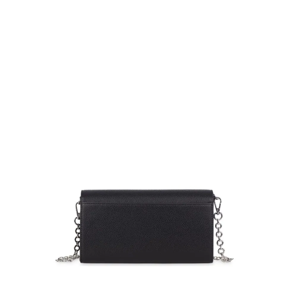 Le Felicia - Sac à main 2-en-1 en cuir vegan noir