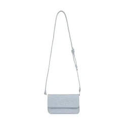 Le Gabrielle - Sac à main 3-en-1 en cuir vegan light denim